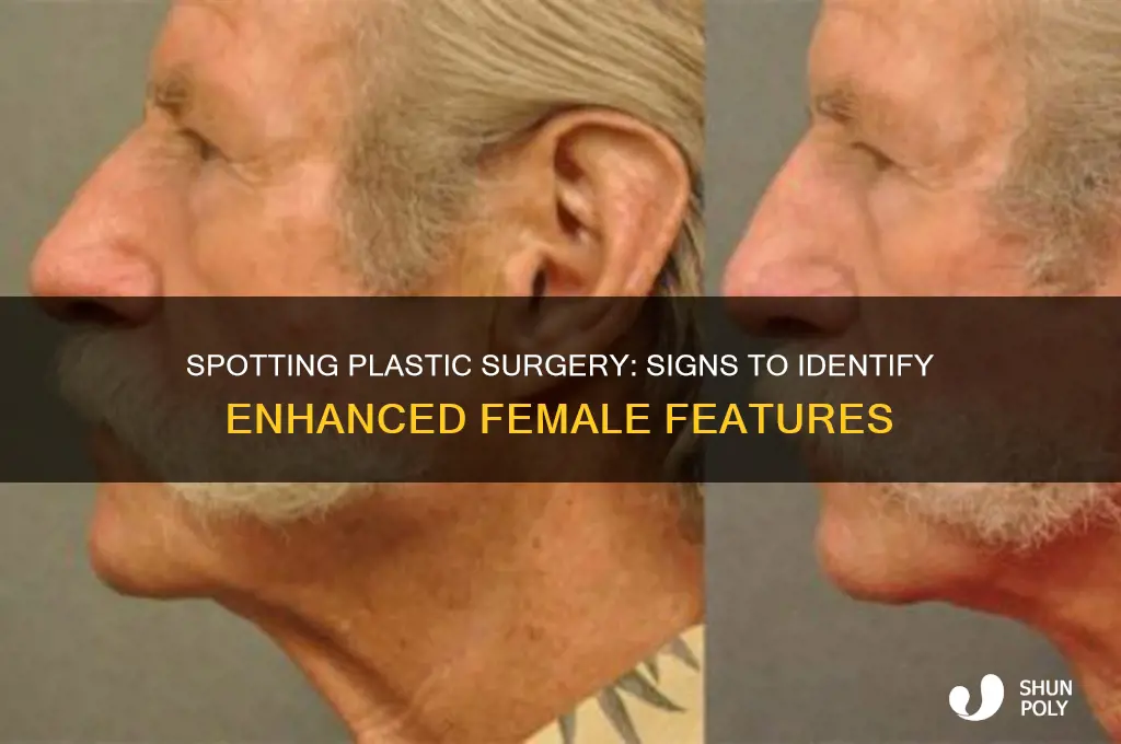 how to tell if women have had plastic surgery