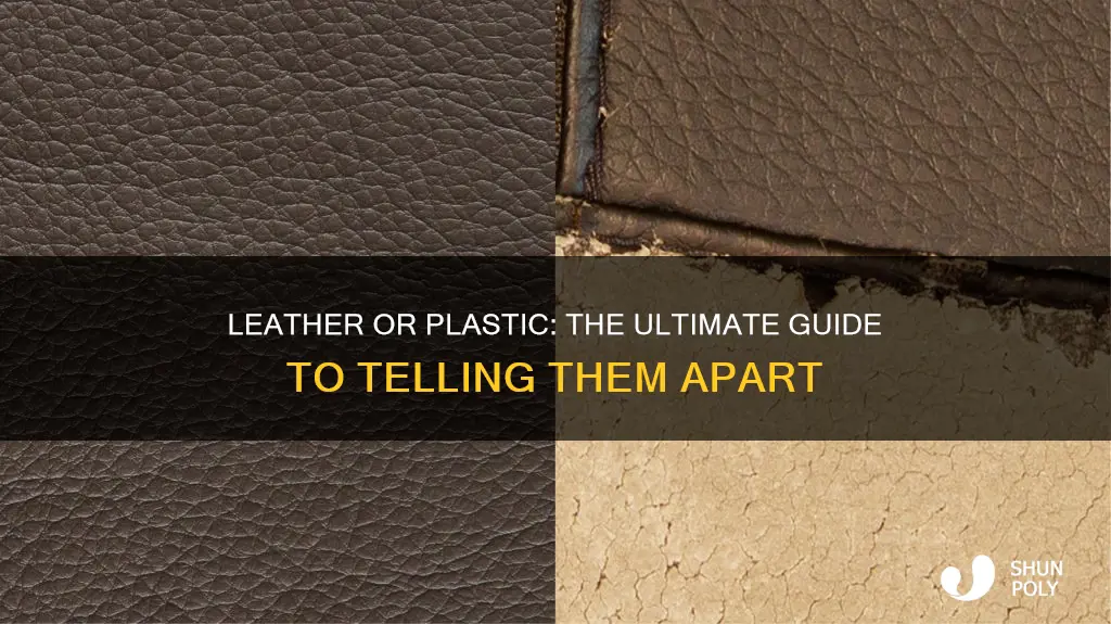 how to tell leather from plastic