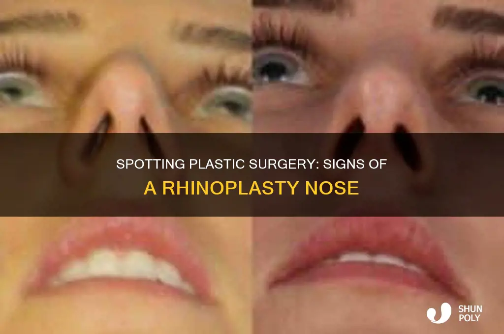 how to tell plastic surgery nose