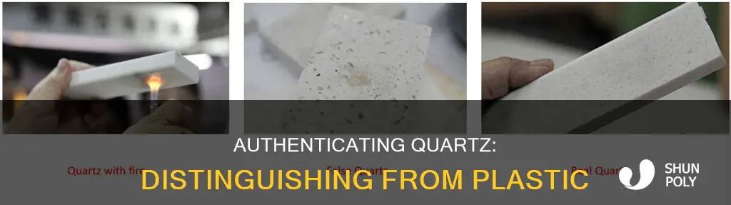 how to tell quartz from plastic