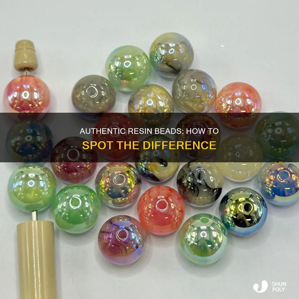 how to tell resin beads from plastic