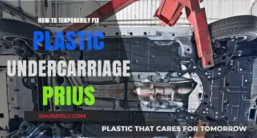 Quick Fixes for Plastic Undercarriage Damage on Your Prius