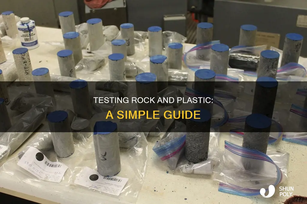 how to test a rock versus plastic