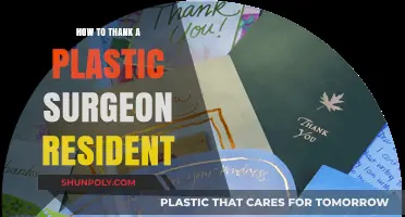 Expressing Gratitude: Thoughtful Ways to Thank Your Plastic Surgeon Resident
