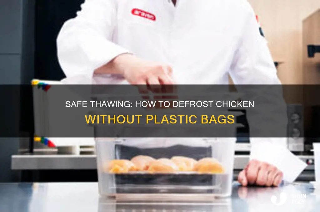 how to thaw chicken without plastic bag