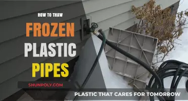 Thawing Frozen Plastic Pipes: Quick and Safe Techniques