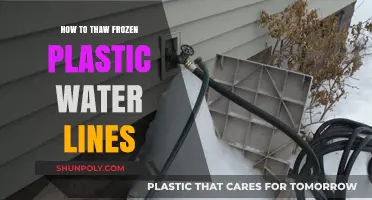 Thawing Frozen Plastic Water Lines: Quick and Safe Methods