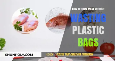 Eco-Friendly Thawing: Ditch Plastic Bags for Safe Meat Defrosting