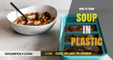 Thawing Soup Safely: Plastic Containers