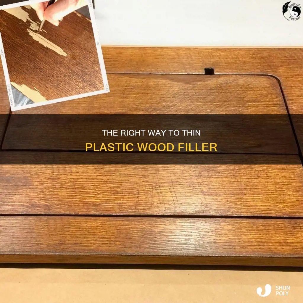 how to thin lepage plastic wood filler