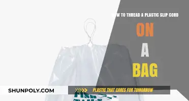 Threading a Plastic Slip Cord on Your Bag: A Simple Guide