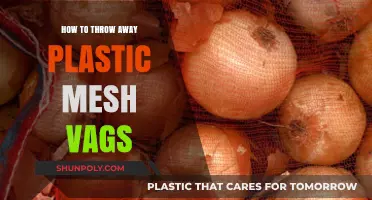 Properly Dispose of Plastic Mesh Bags