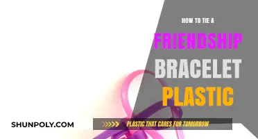 Knot Your Average Friendship: Plastic Bracelet DIY