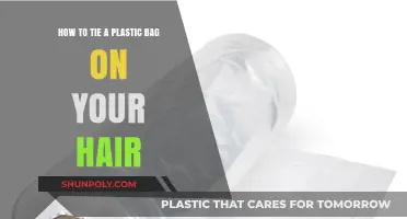 Creative Hair Hack: Tying a Plastic Bag for Easy Styling