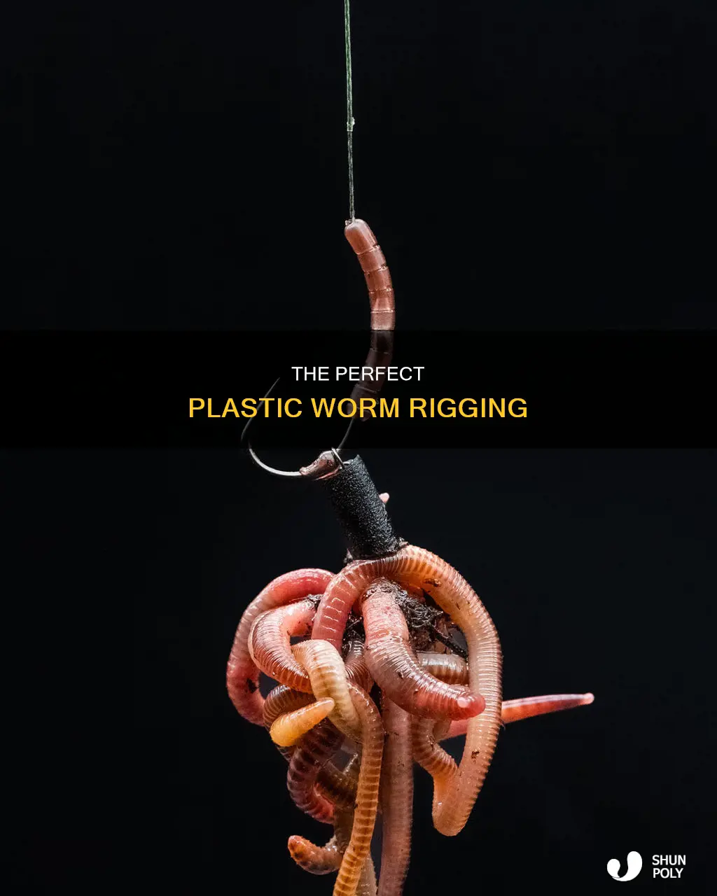 how to tie a plastic worm hook