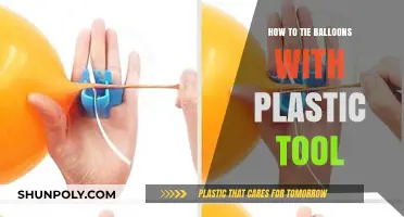 Easy Balloon Tying with a Plastic Tool