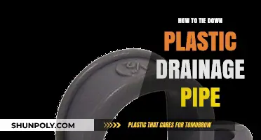 Securing Plastic Drainage Pipes: Effective Tying Techniques
