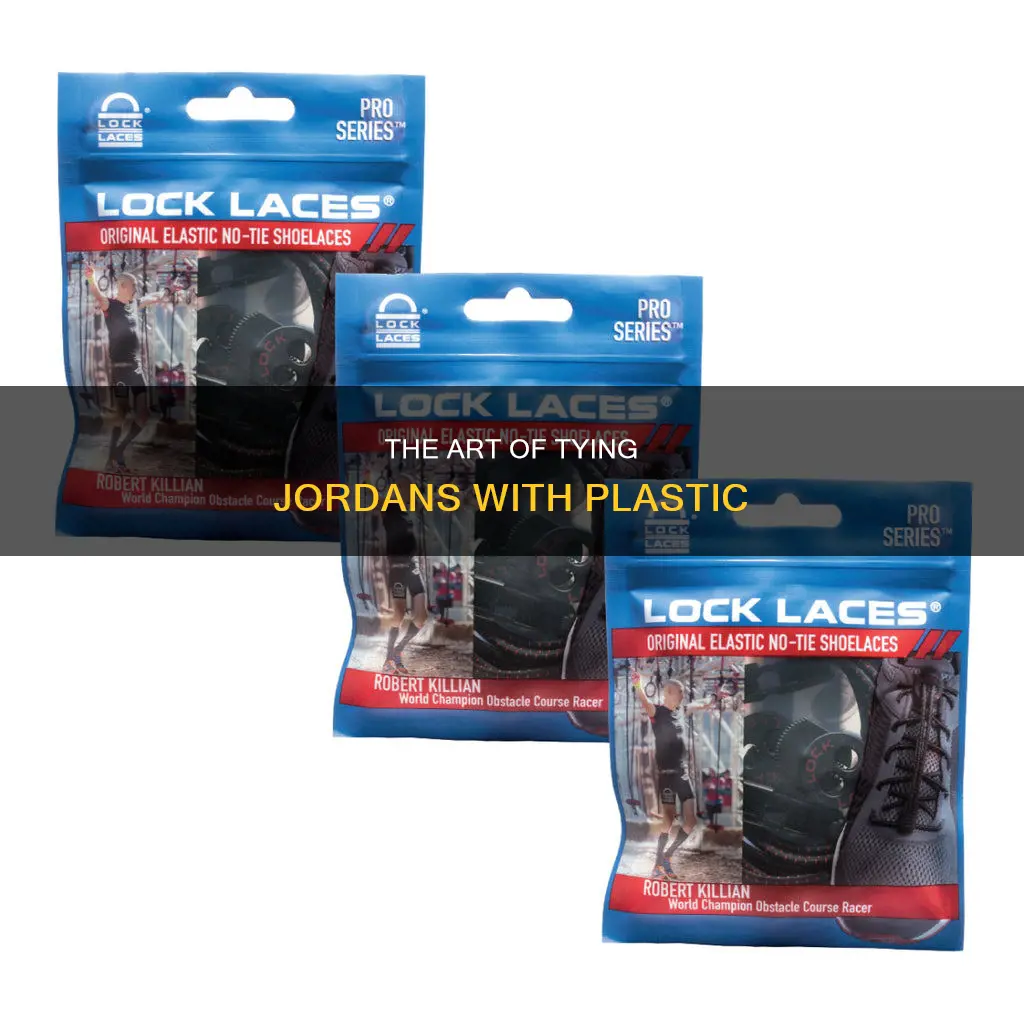how to tie jordans with plastic