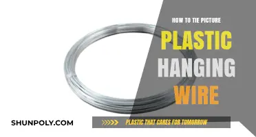 The Perfect Picture: Tying Plastic Hanging Wire Like a Pro