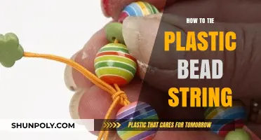 The Perfect Knot for Plastic Bead Strings