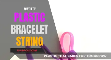 Knotting Plastic Bracelet Strings: A Step-by-Step Guide