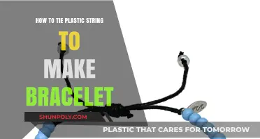 Easy DIY Plastic String Bracelet: Step-by-Step Tying Guide