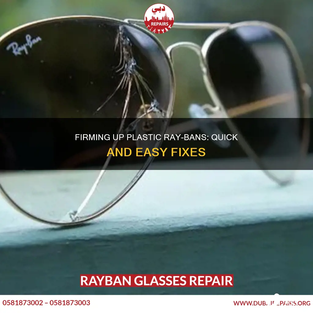 how to tighten plastic ray bans