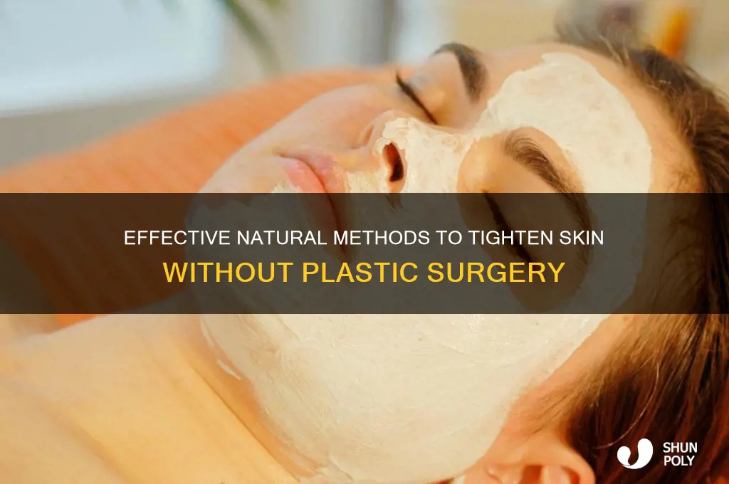 how to tighten skin without plastic surgery