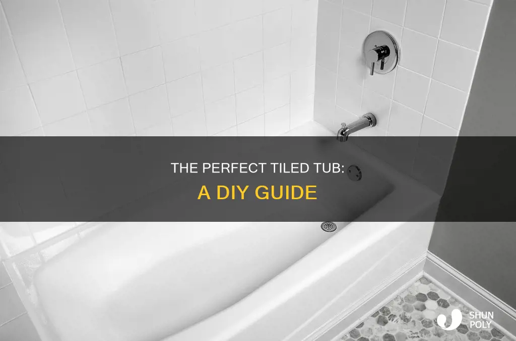how to tile a plastic tub