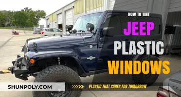 The Ultimate Guide to Tinting Jeep Plastic Windows