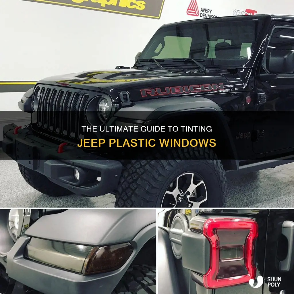 how to tint jeep plastic windows