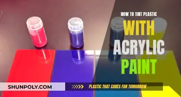 Tint Plastic with Acrylic Paint: A Simple Guide