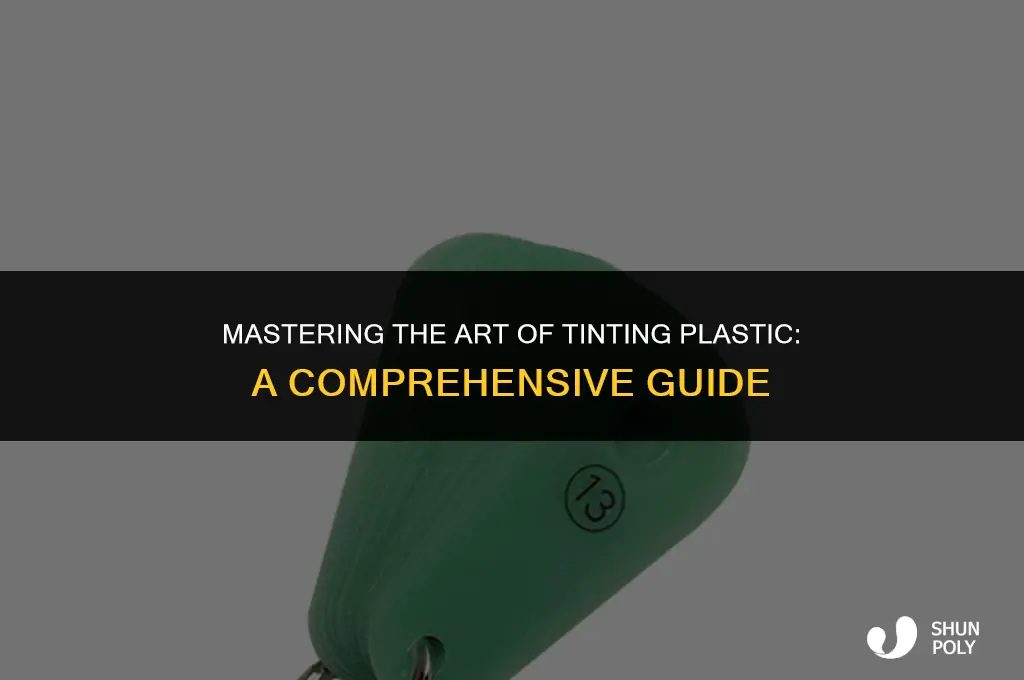 how to tint plastic
