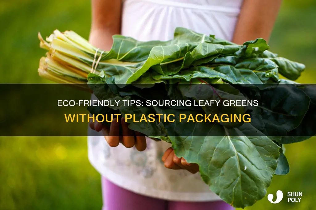 how to to get leafy greens without plastic