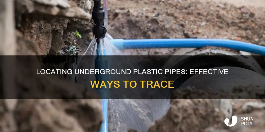 how to trace underground plastic pipe