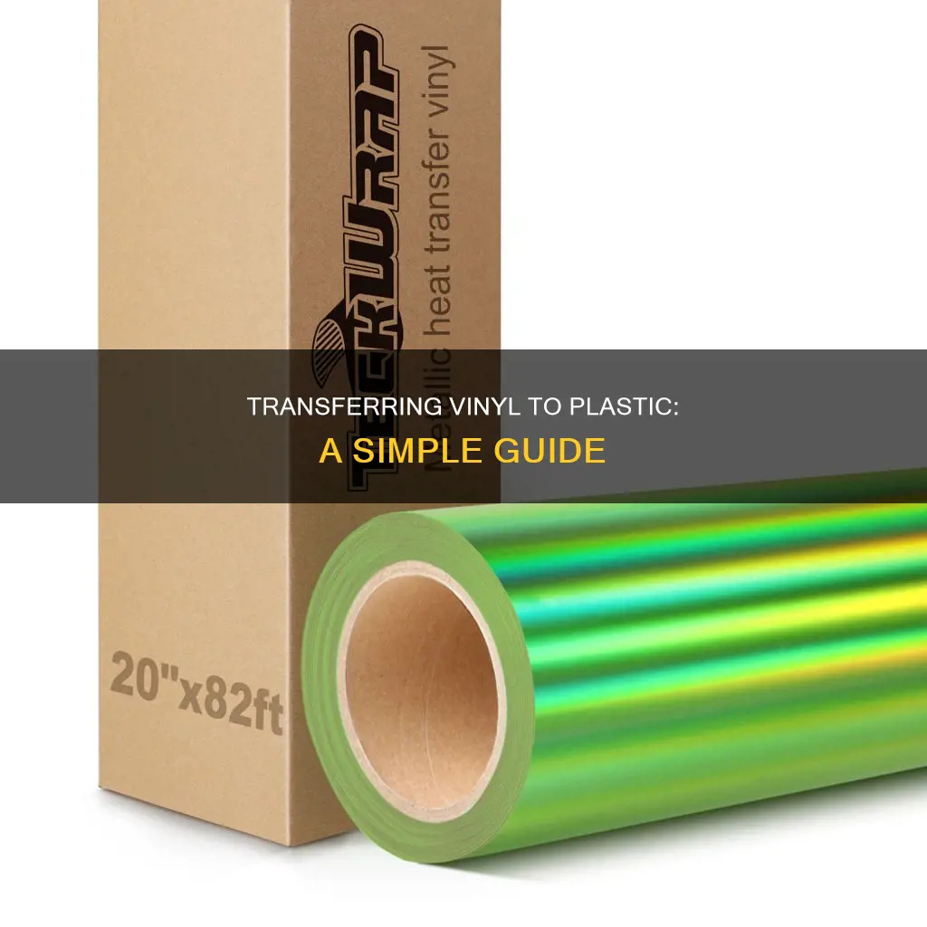 how to transfer vinyl to plastic