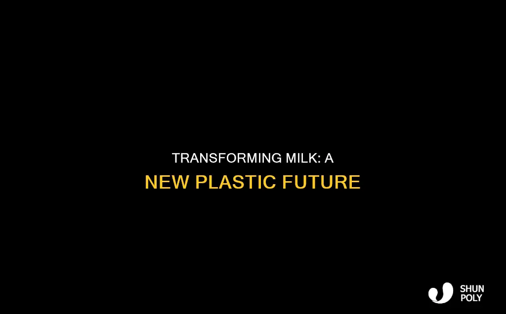 how to transform milk into plastic