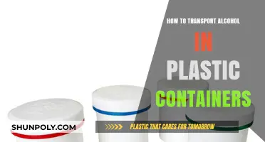 Traveling with Alcohol: Plastic Containers Guide
