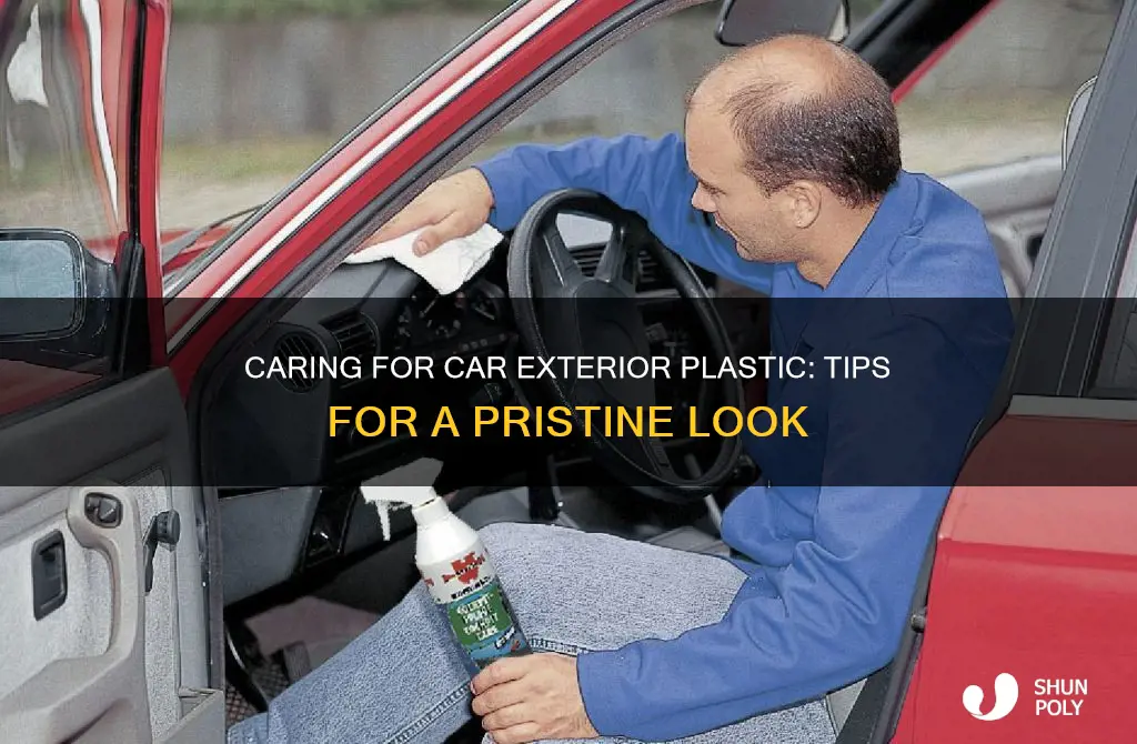 how to treat car exterior plastic