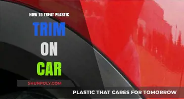 Treating Plastic Trim: Reviving Your Car's Exterior