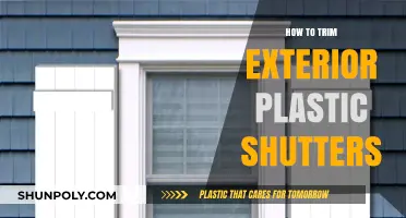 Trimming Exterior Plastic Shutters: A DIY Guide