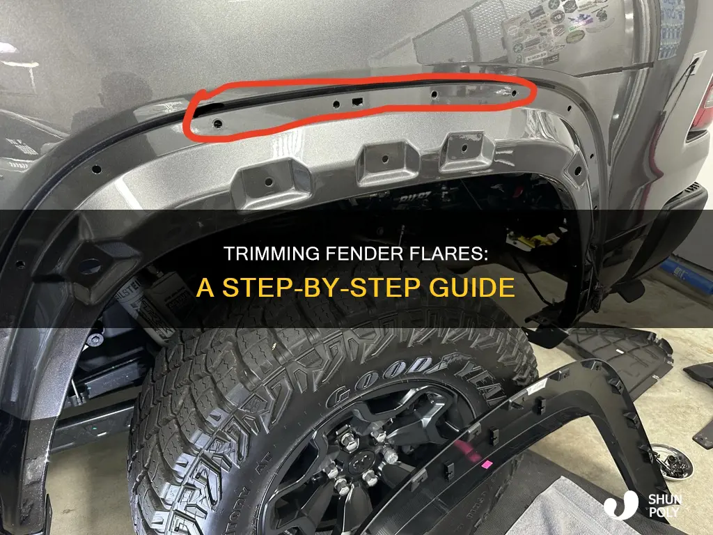 how to trim plastic fender flares