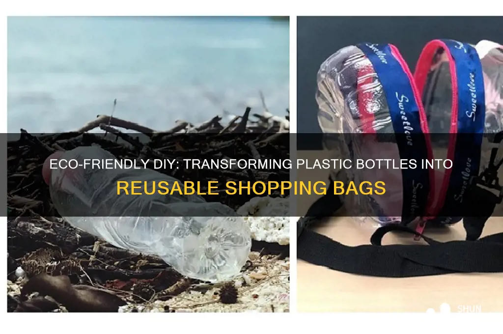 how to turn a plastic bottle int oa resuable bag