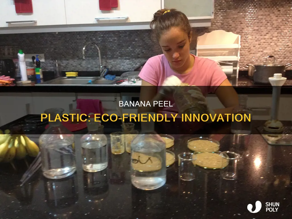 how to turn banana peels into plastic
