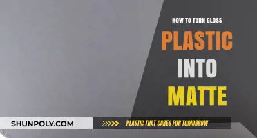 Transforming Gloss Plastic: Achieving a Perfect Matte Finish