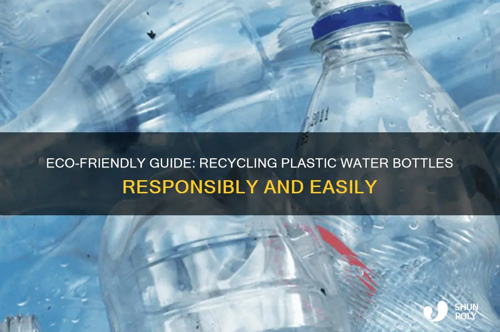 how to turn in plastic water bottles