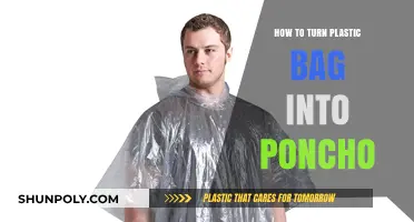 Creative Upcycling: Transforming Plastic Bags into a DIY Poncho