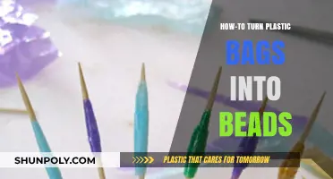 Creative Recycling: Transforming Plastic Bags into Unique Beads