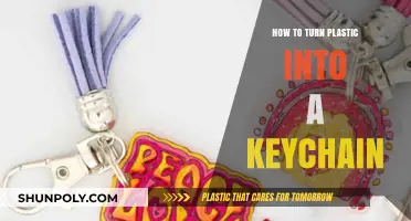 Crafting Keychains: Transforming Plastic into Trinkets