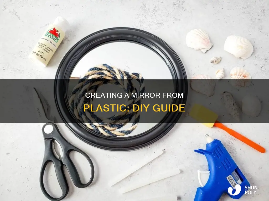 how to turn plastic into a mirror
